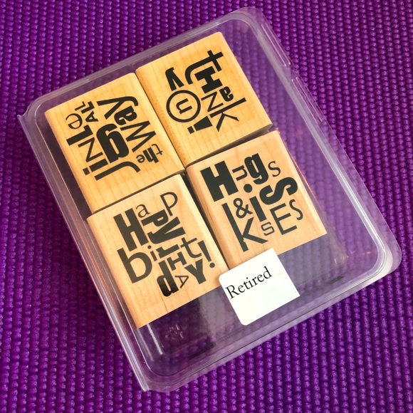 Stampin Up Alphabet Soup Set
